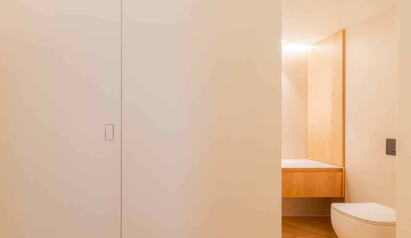 Japandi penthouse interior