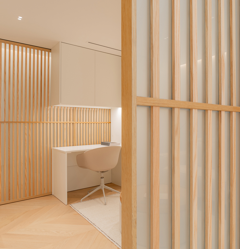 Japandi penthouse interior