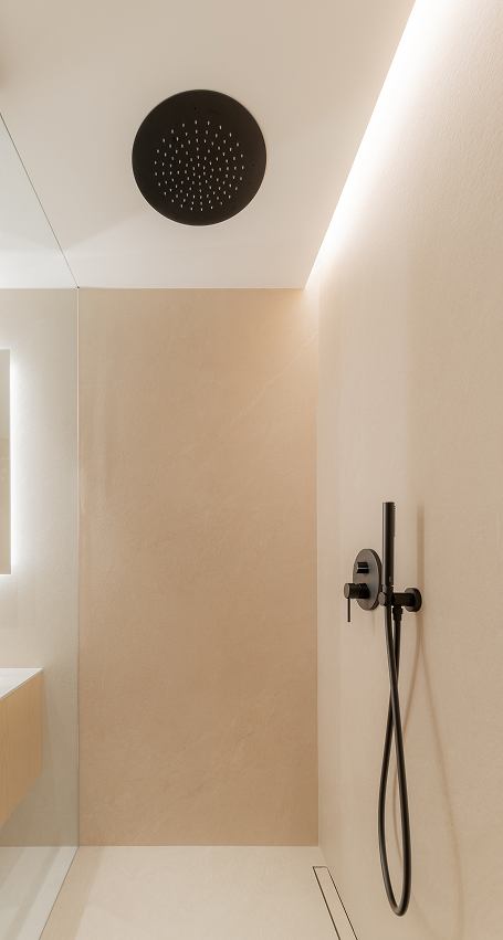 Japandi penthouse details